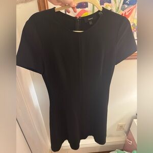 Cap sleeve black theory dress! Goes with everything